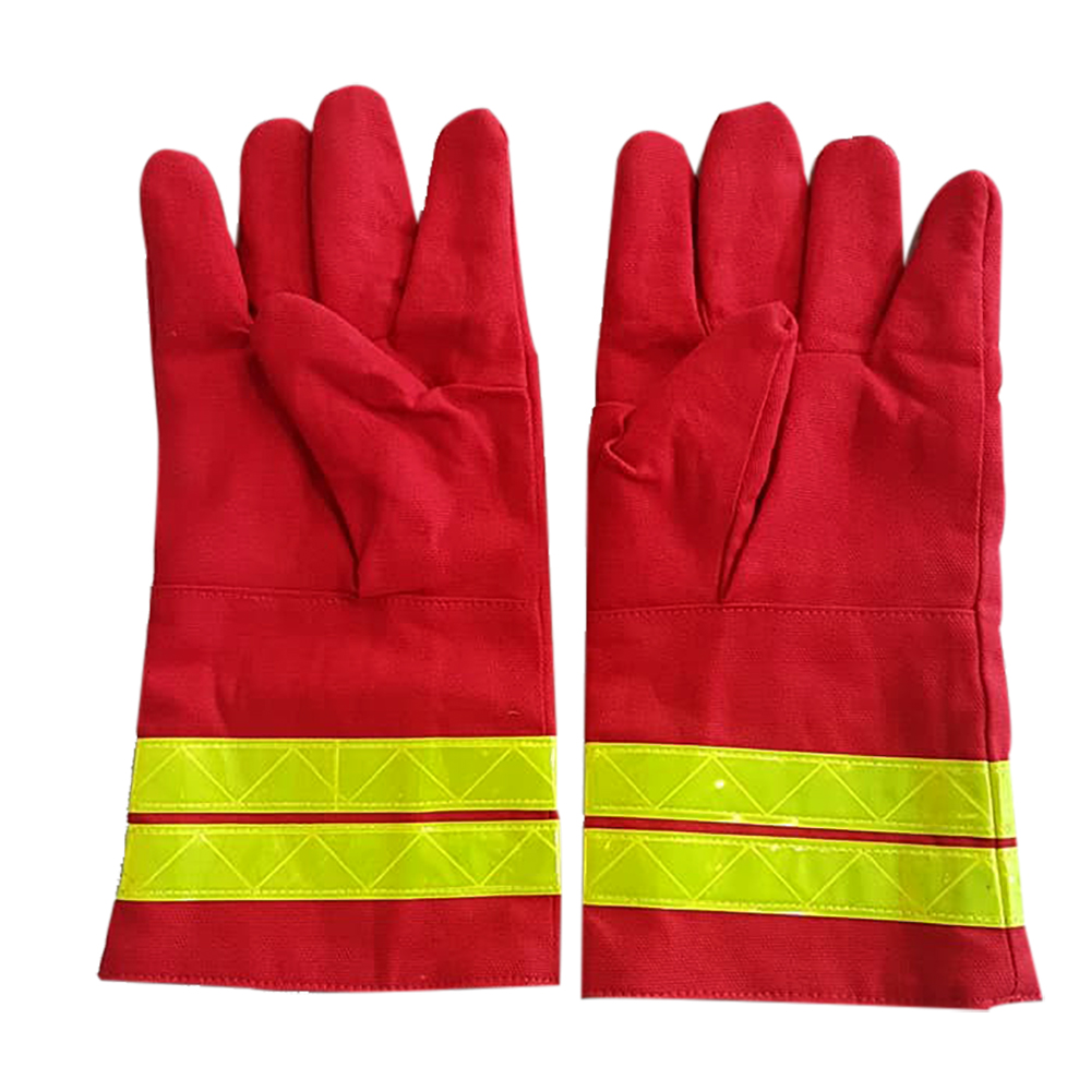 Sarung Tangan Pemadam Kebakaran Warna Merah